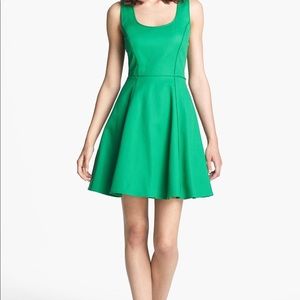 Green Party dress with pockets